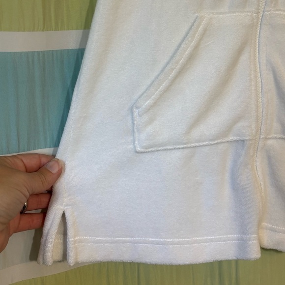 Disney Mickey Hooded Swim Coverup White & Black Sz XS - Picture 4 of 11